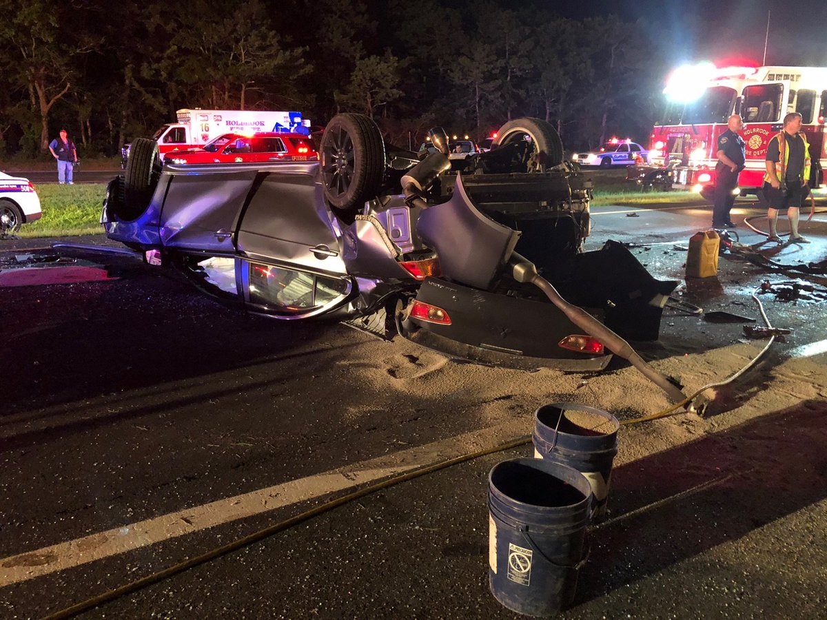 Holbrook,NY A Centereach man was seriously injured and airlifted to