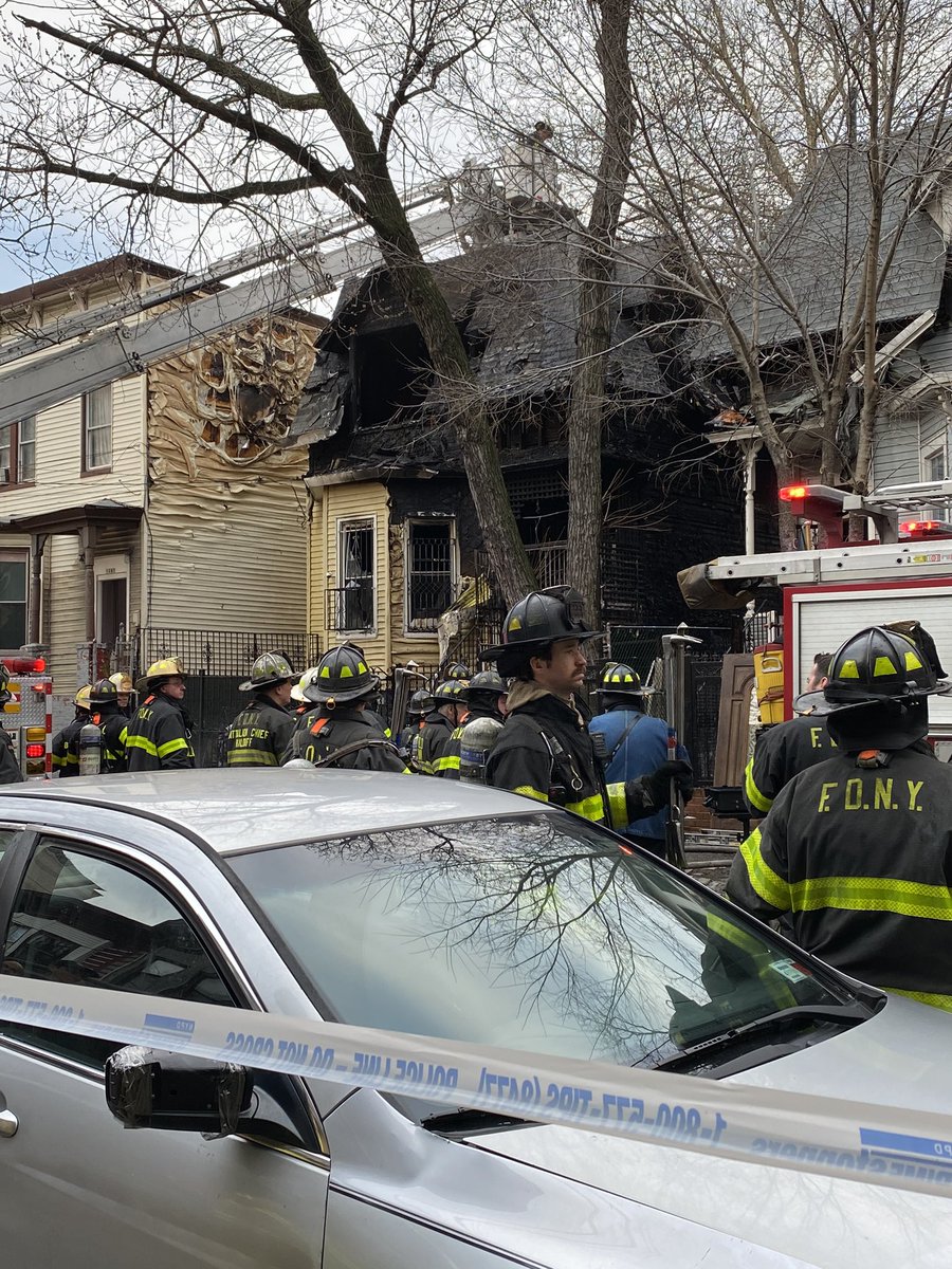 THREE ALARM FIRE: Home completely destroyed after an early morning fire. Red Cross   on scene. 