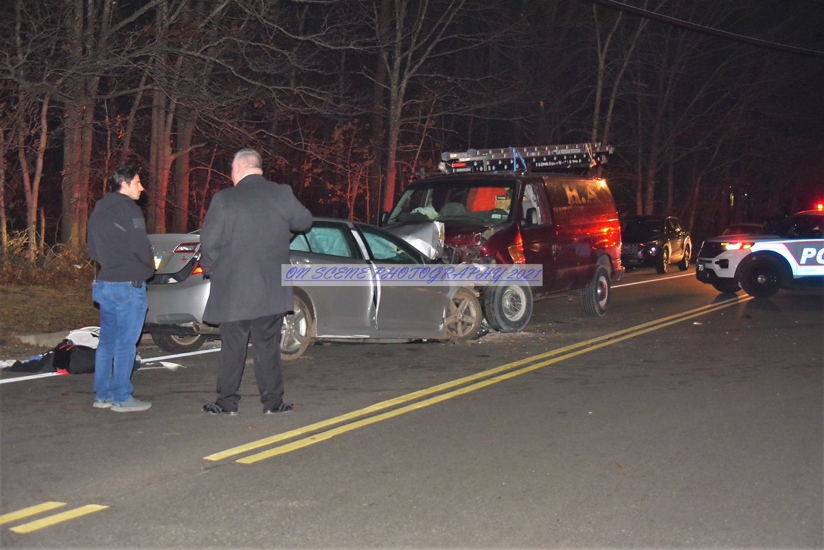 MASTIC BEACH NY. At least one person was seriously injured in a crash about 830 pm on Neighbor road and Havenwood 