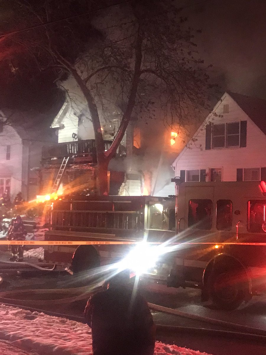 Large house fire on Jerold Street in Rochester