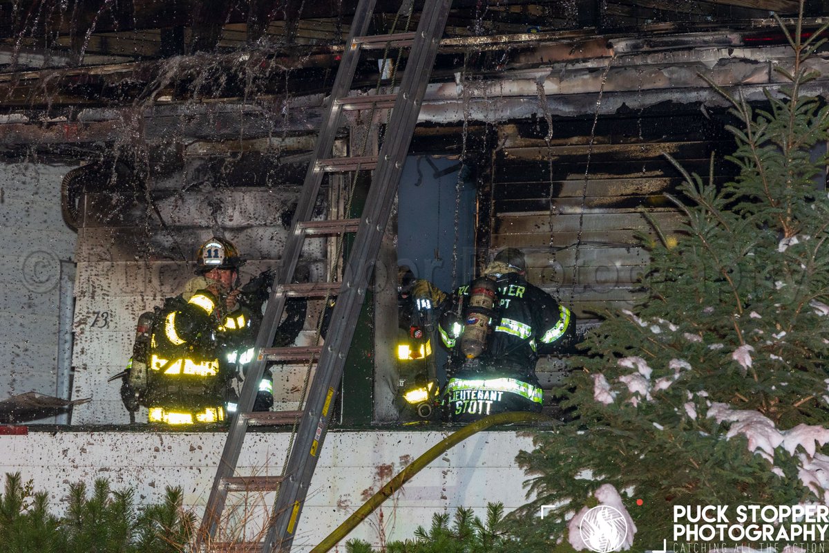 Early this morning Rochester firefighters worked a 2nd alarm fire on Jerold St. Engine 9 arrived to find heavy fire showing from the rear of the home and made a push before being pulled out by command as crews went defensive 