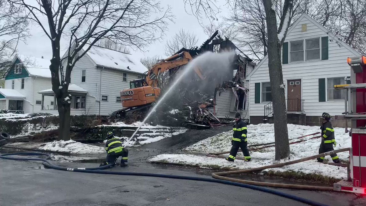 A fire that took the life of one and injured two others on Jerold Street overnight, is being torn down due to safety concerns of it collapsing, and it being a total loss.