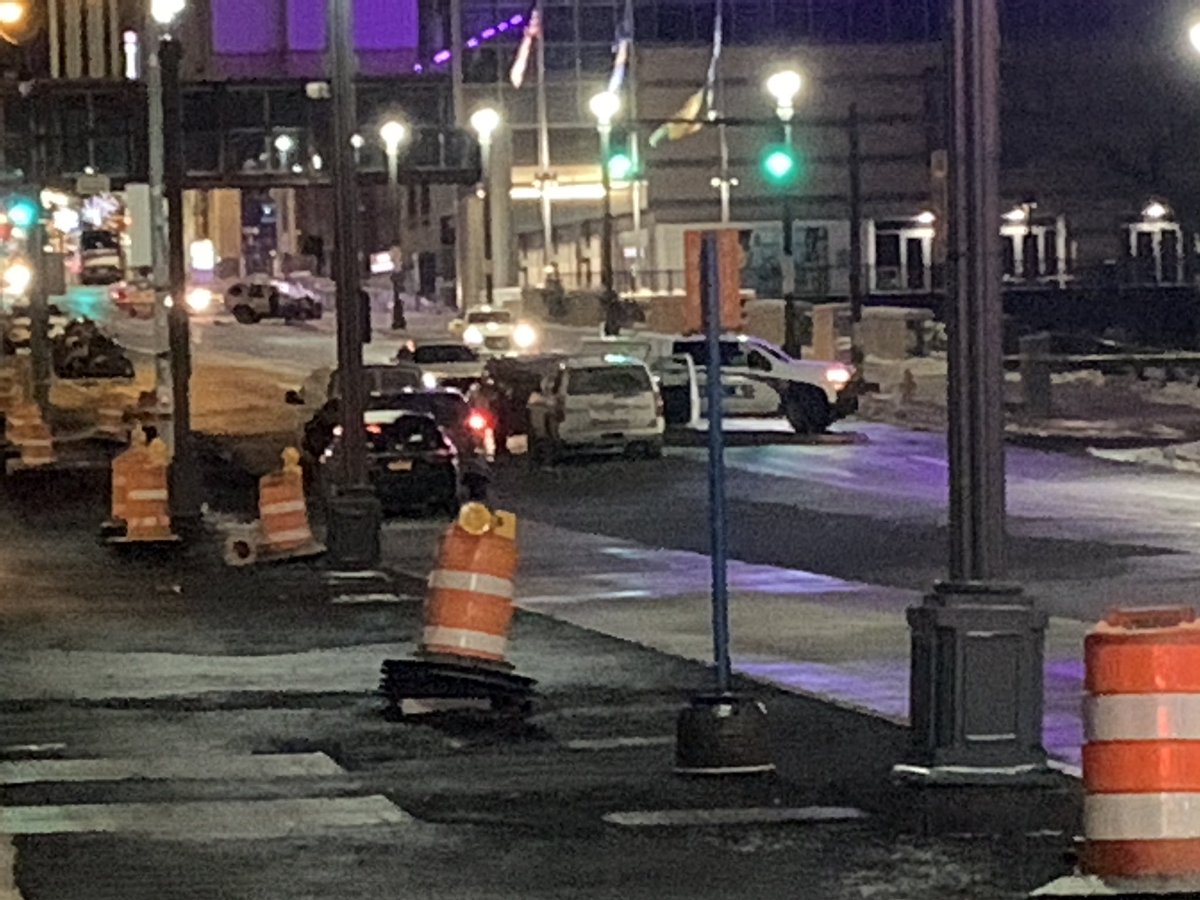 Police have confirmed that one person is dead and another is seriously injured after a accident on St Paul and East Main St in Downtown Rochester. E main between state and exchange and at Paul will be closed