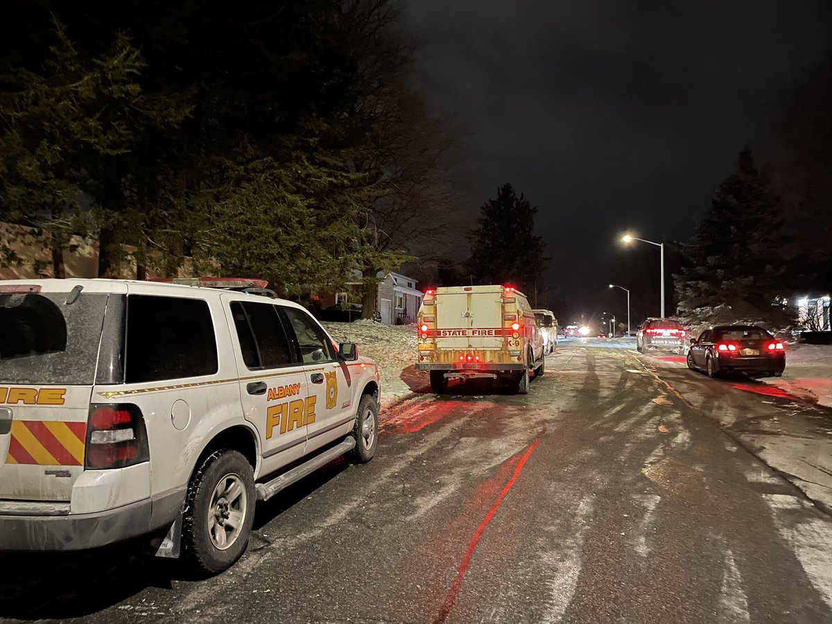 Went to two fires tonight — one in Troy and then a deadly one in Albany. Then headed to Washington County for a crash involving an ambulance and a box truck.