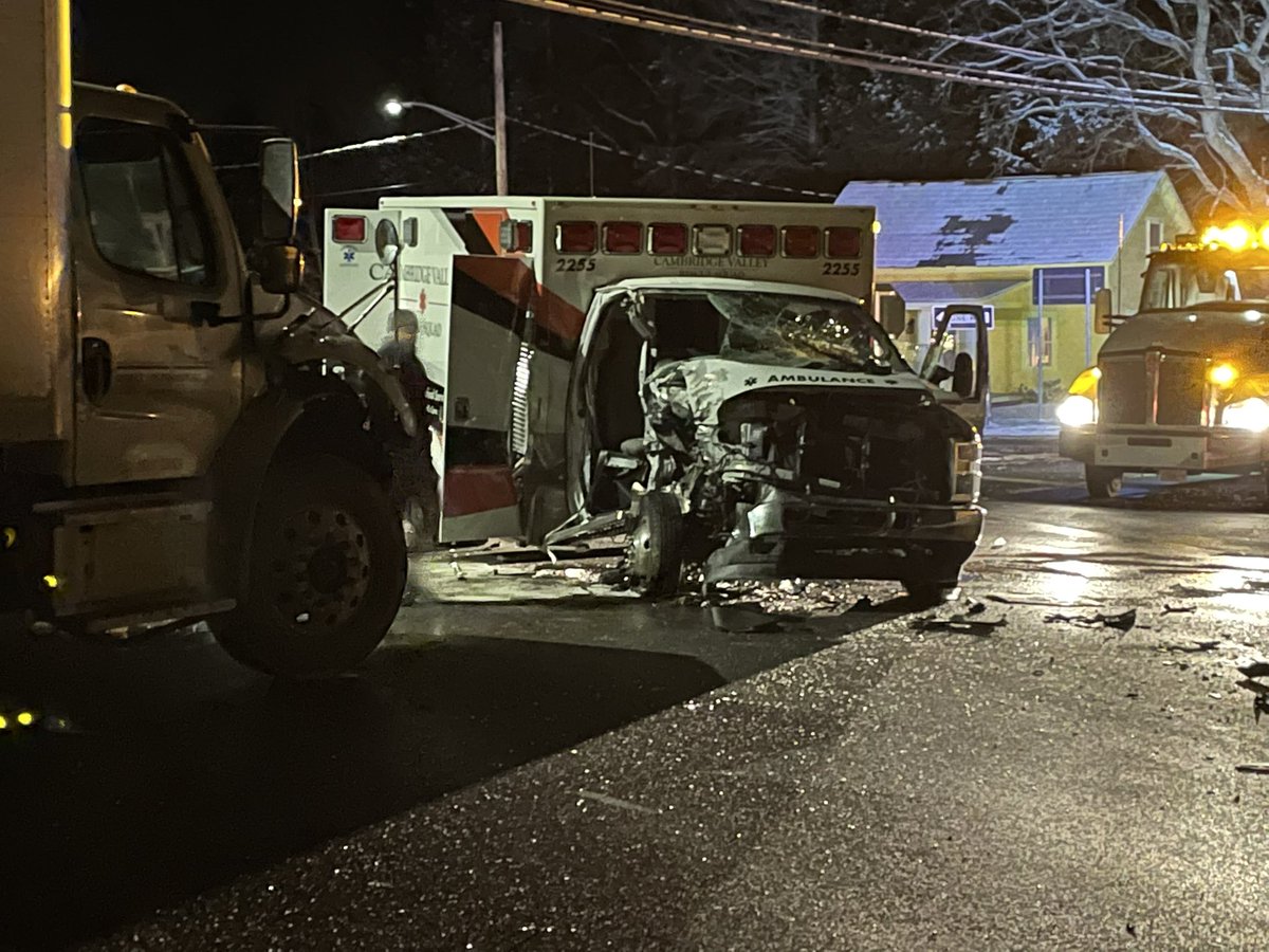 Went to two fires tonight — one in Troy and then a deadly one in Albany. Then headed to Washington County for a crash involving an ambulance and a box truck.