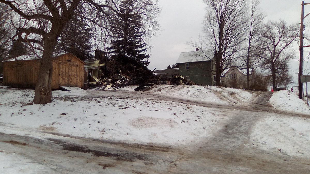 A heartbreaking scene here on W. Main St. in the Town of Sherman - flames torn through this home this morning killing a one-year-old boy. The Chautauqua Co. Sheriff says the boy's mother and 4 siblings got out. Investigators say there were electrical issues inside.