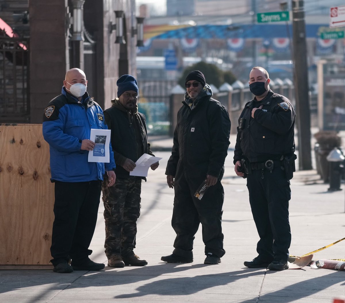 Following a fatal accident last week at Phroane Ave & Guy R Brewer Blvd, your Traffic Safety Officers &amp; Crime Prevention Officer were out educating the public in regards to Speeding &amp; Auto Theft Prevention