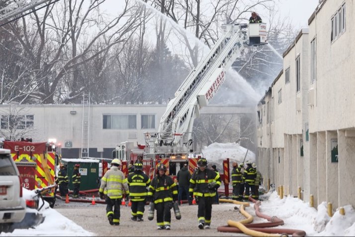 Perinton apartment fire: Officials say there were no deaths or injuries in the overnight fire that destroyed 18 apartments, breached fire walls and displaced scores of residents