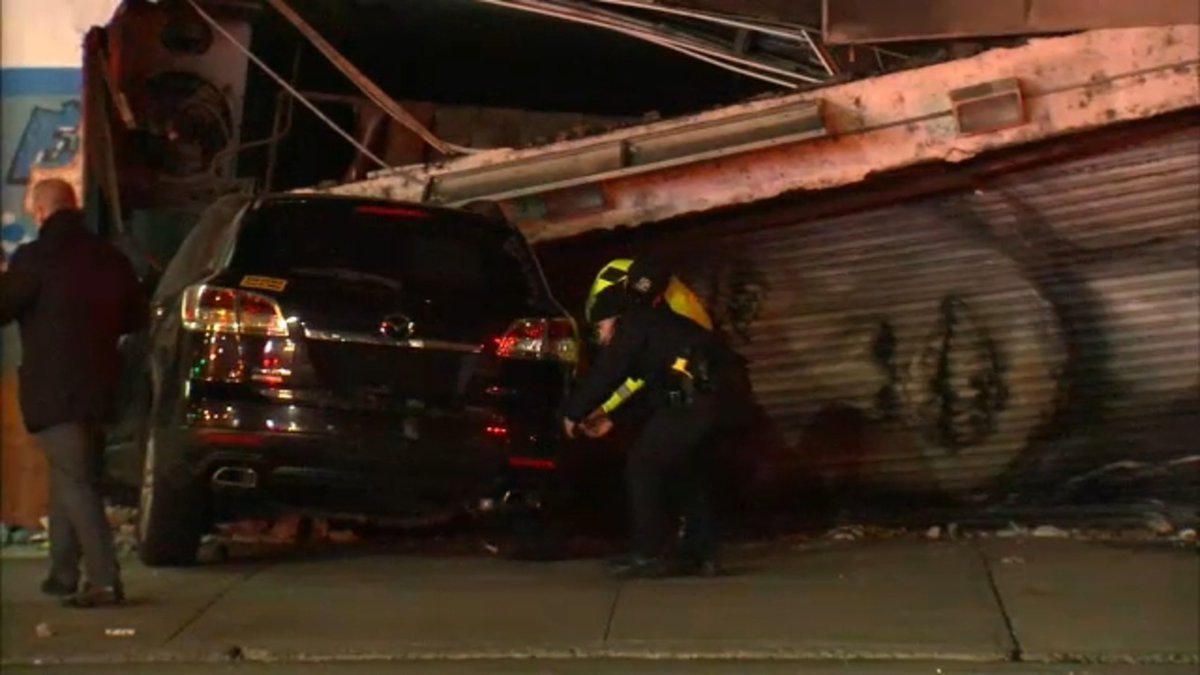 Child killed, 2 injured when car crashes into car wash in Queens