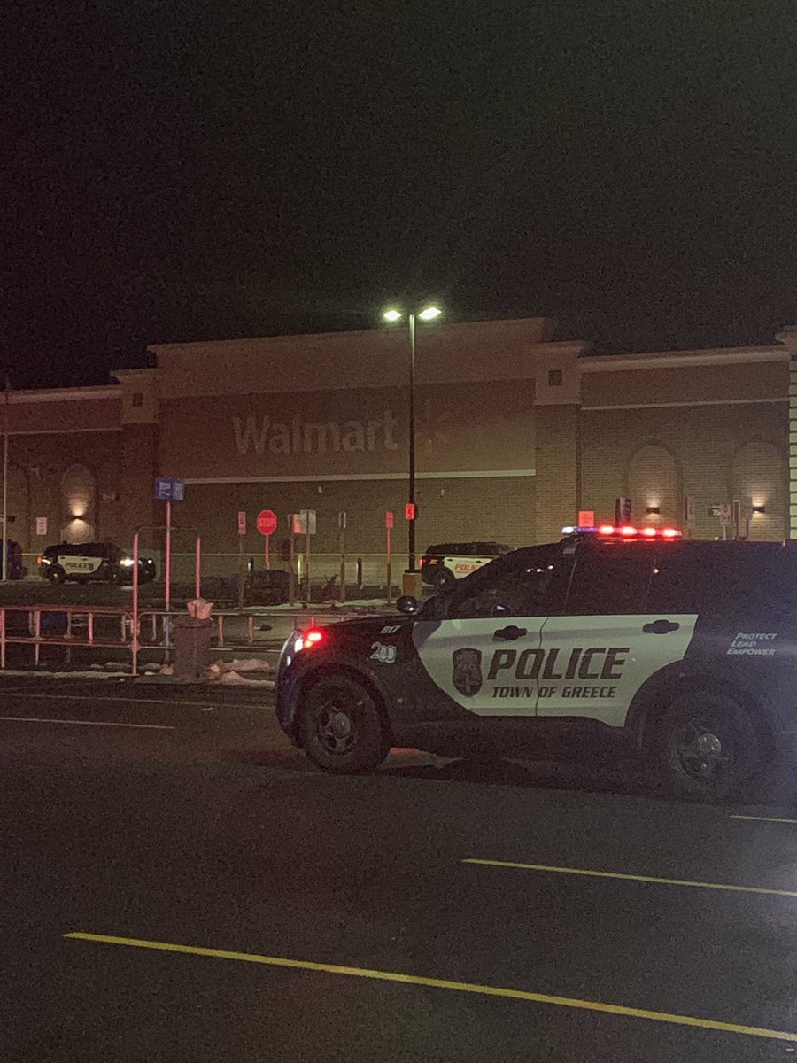 Scene of a shooting outside Walmart this evening. Police say an argument escalated between two men, leading to gunfire. No one was injured.  woman who was leaving Walmart when the shots went off. She says 6-8 shots were fired