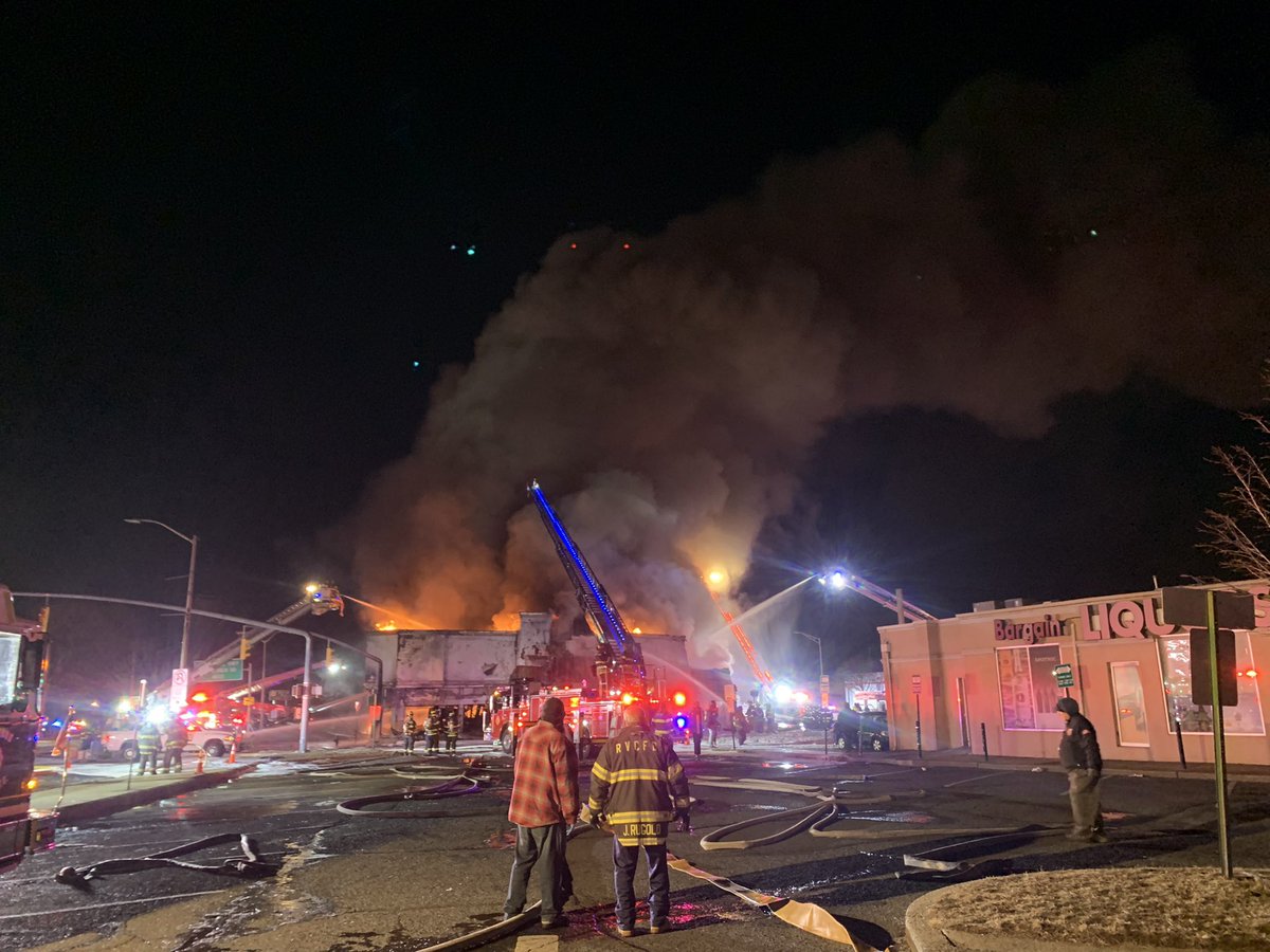 12,000 gallon gasoline truck crashed into a building in Rockville Centre. No word on injuries just yet.