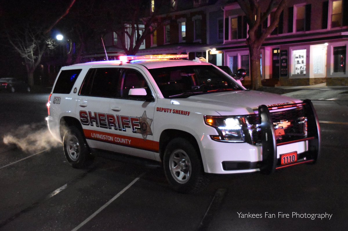 Multiple agencies, including Geneseo Police, Fire, and the Livingston County Sheriff's Office on scene of a pedestrian struck MVA on Main Street in Geneseo