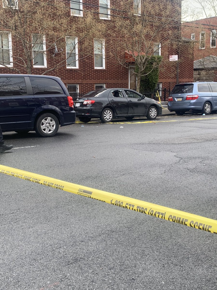 The windows of the car shot out on E. 56th St and Linden Boulevard