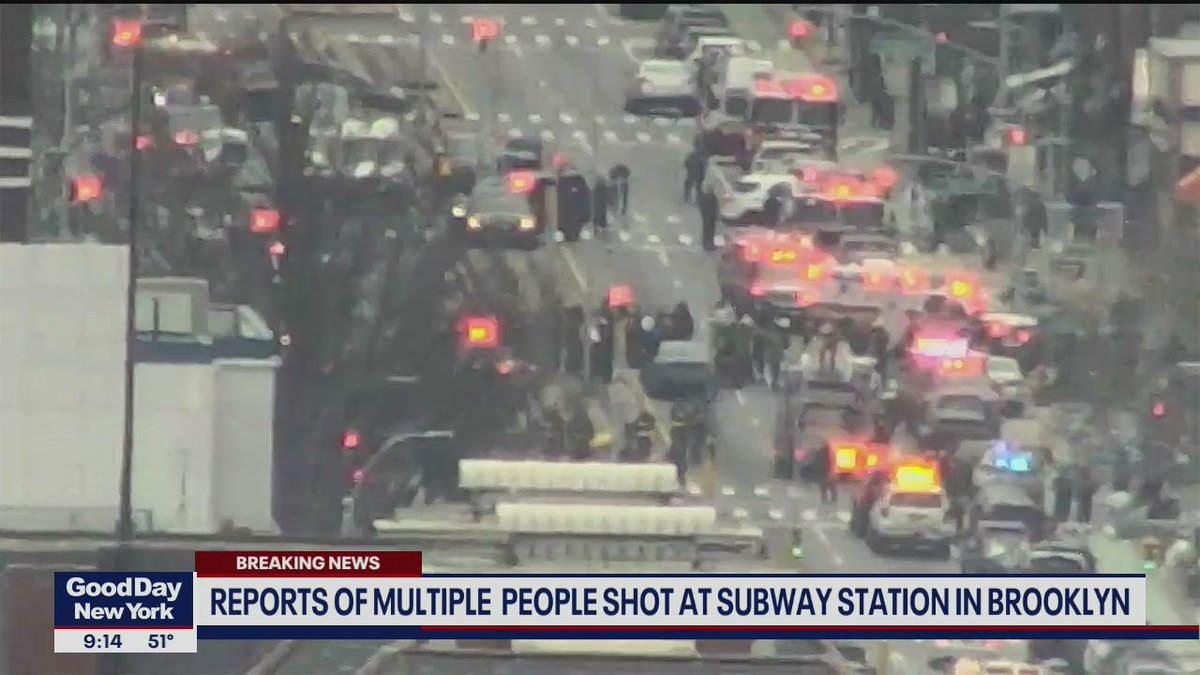 Reports of multiple people shot at Brooklyn subway station