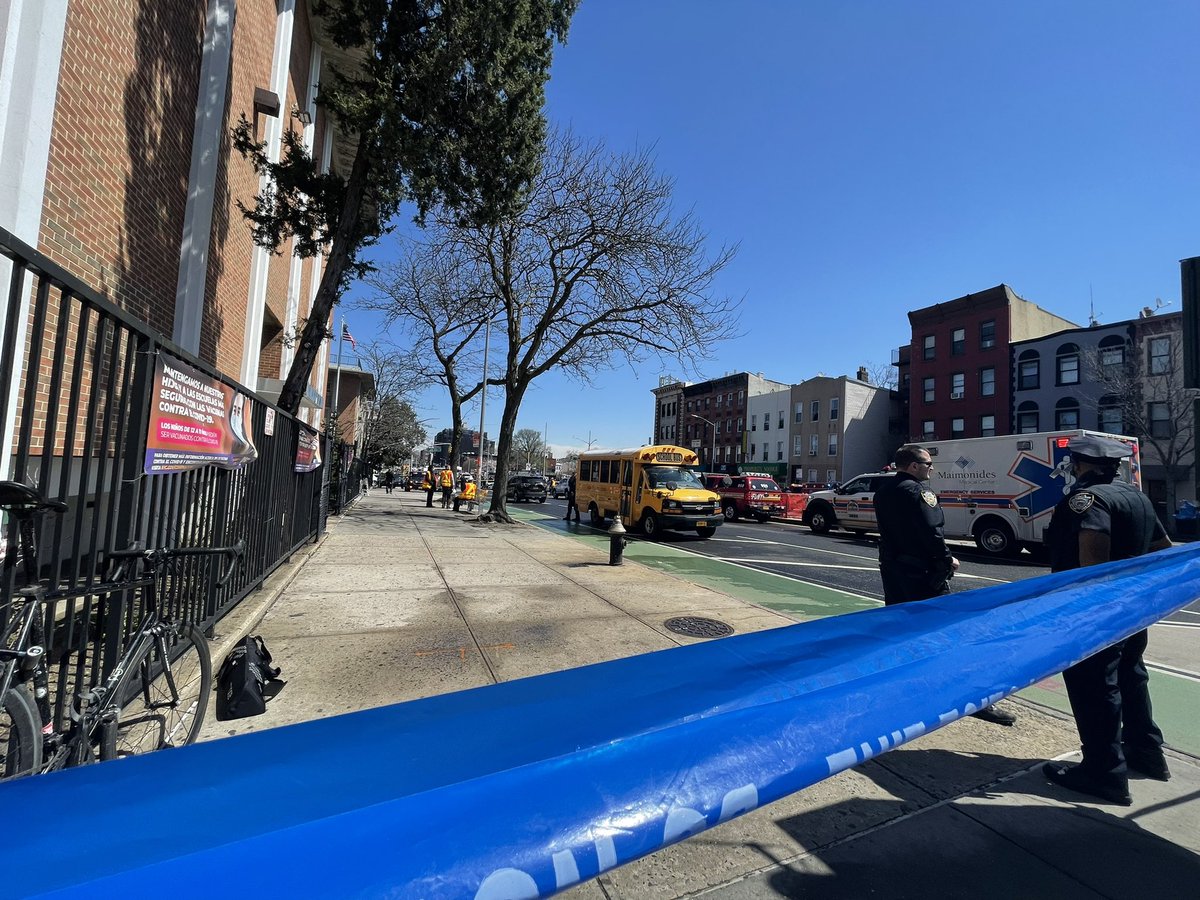 A very active scene at 37th and 4th in Sunset Park after a shooting at the 36th Street Station this morning. @FDNY says 16 people were injured, 8 of whom were shot.