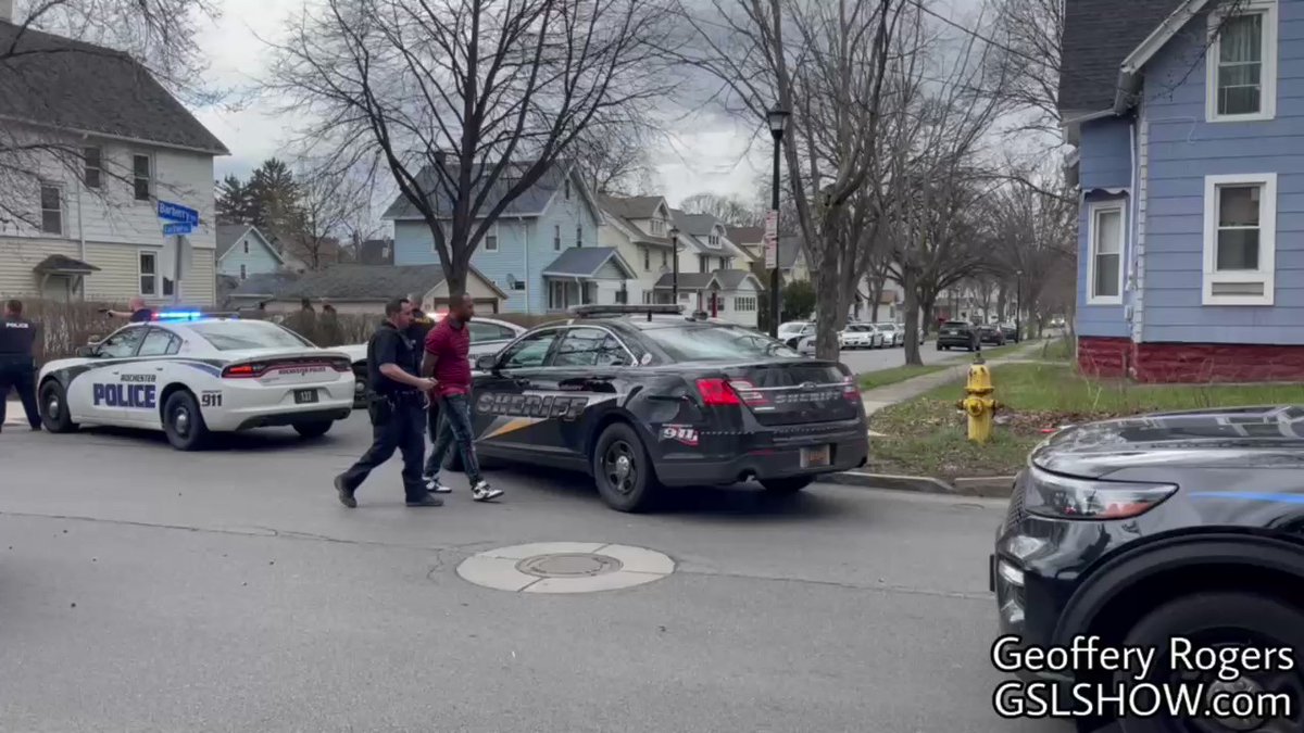 Rochester police along with the sheriff the department, Irondequoit police has one suspect in custody after a robbery then leading to a police chase. No one was injured during the chase.