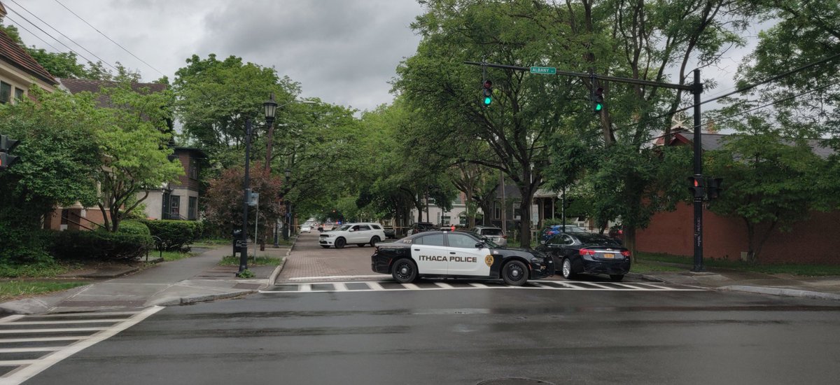 Shooting occured at the @STAPInc building on State St. Two victims, non fatal injuries. Suspect beloved to be hiding in the red building across from DSS on Seneca. IPD and NY State Police are on scene. The mobile command truck appears to have arrived