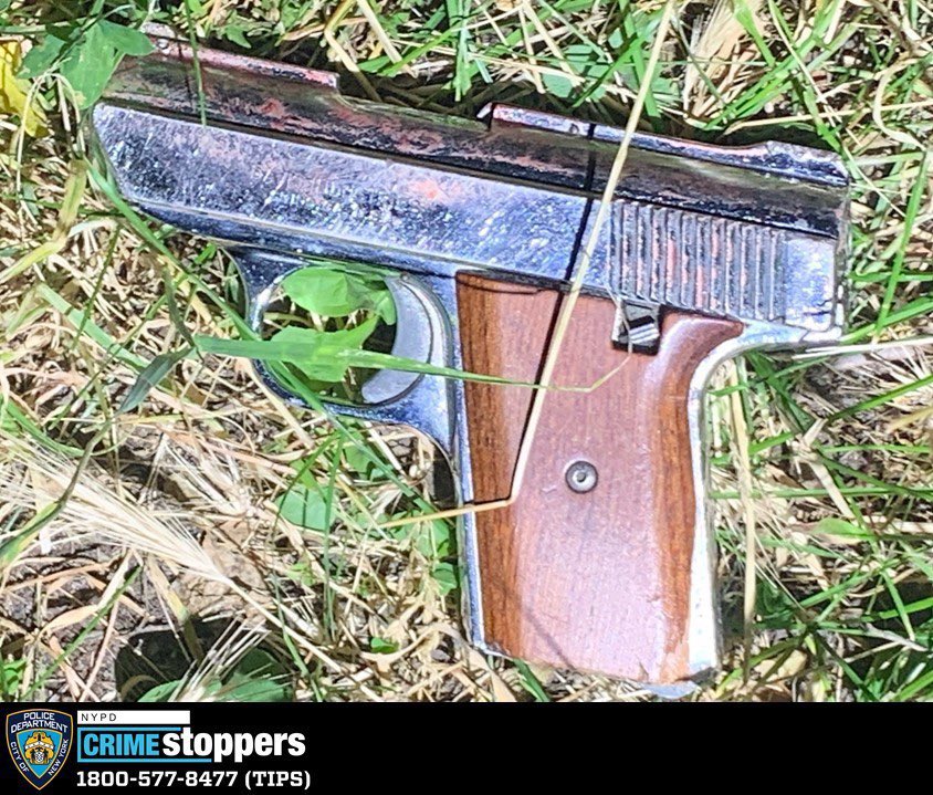 Police recovered this gun at the scene of the East Harlem shooting. 