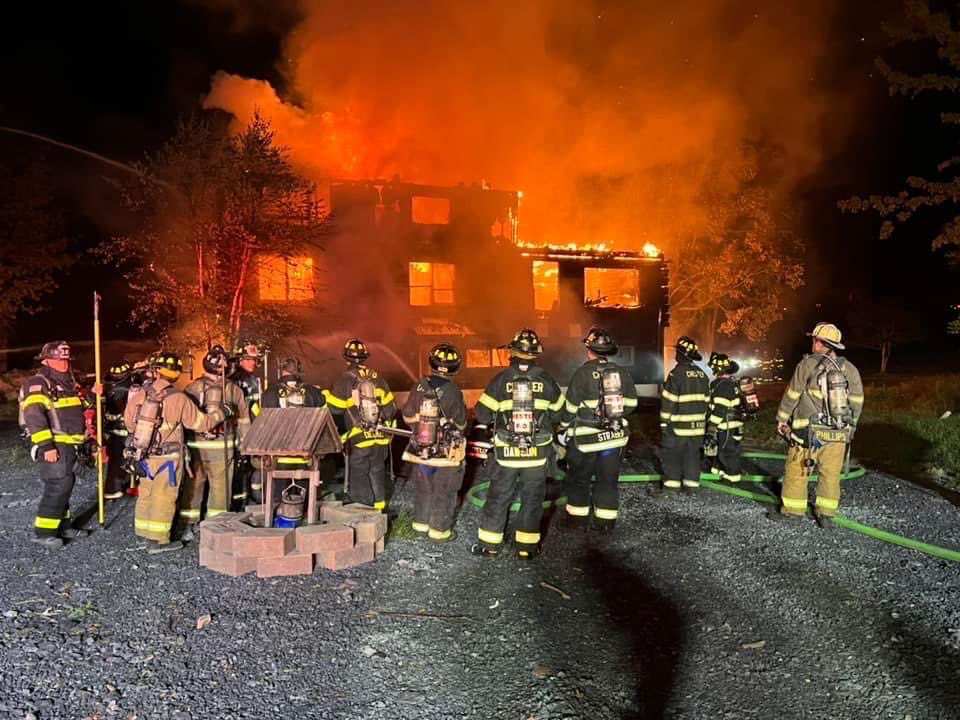 Rescuers responded to a 2nd alarm house fire at 922 Craigville Road in Blooming Grove overnight after reports of a possible gas tank explosion. No word on any injuries.  