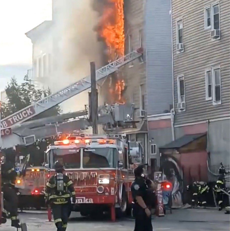 Brooklyn *3rd Alarm* Box 0268. 236 Montrose Ave. Fire in 3 Story frame