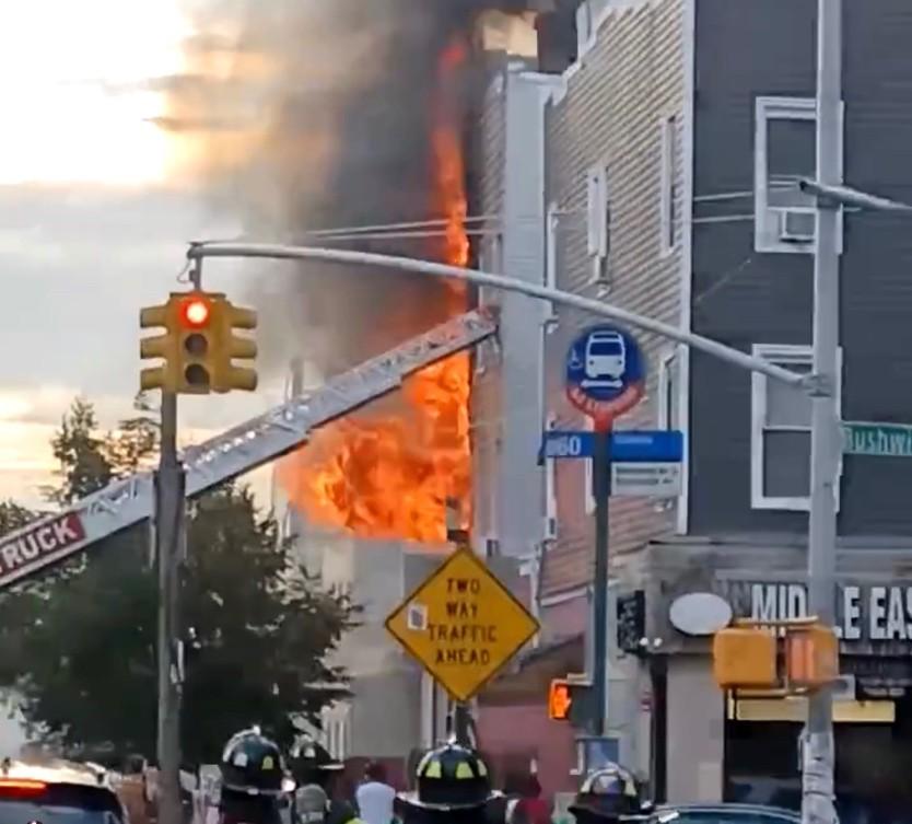 Brooklyn *3rd Alarm* Box 0268. 236 Montrose Ave. Fire in 3 Story frame 