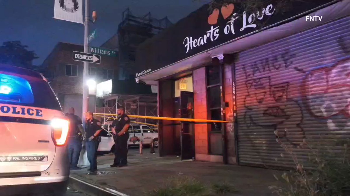 a 44-year-old woman was shot in the head and killed  at Liberty Avenue and Williams Avenue in Brownsville part of Brooklyn.   She was found unconscious and unresponsive, died at the local hospital