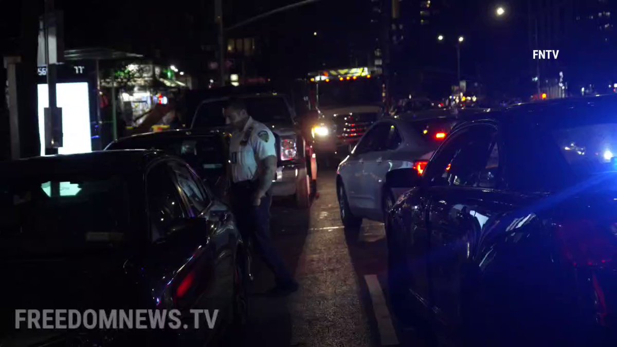 Two Stabbings in Midtown Manhattan happened half an hour apart, only a few blocks away.  20-year-old male was stabbed one time back near 453 W50th street.  At the second stabbing 27-year-old female was stabbed once in a chest outside of 501 West 47th st