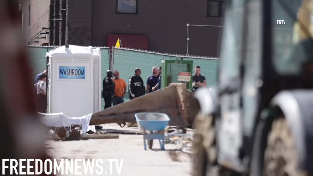 A construction worker was killed after an excavator attachment fell and seriously injured the 46-year-old man. The accident occurred at 11 West St in Greenpoint, Brooklyn. Buildings Department & NYPD were at the scene investigating