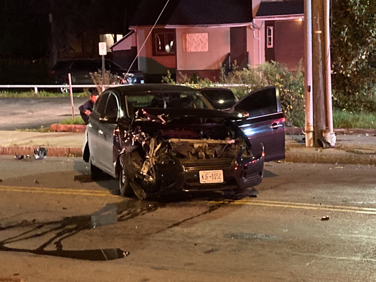 Heavy response to a car crash at the intersection of Avenue D and Joseph Ave in the city late last night.  At least two people were seen taken away in separate ambulances