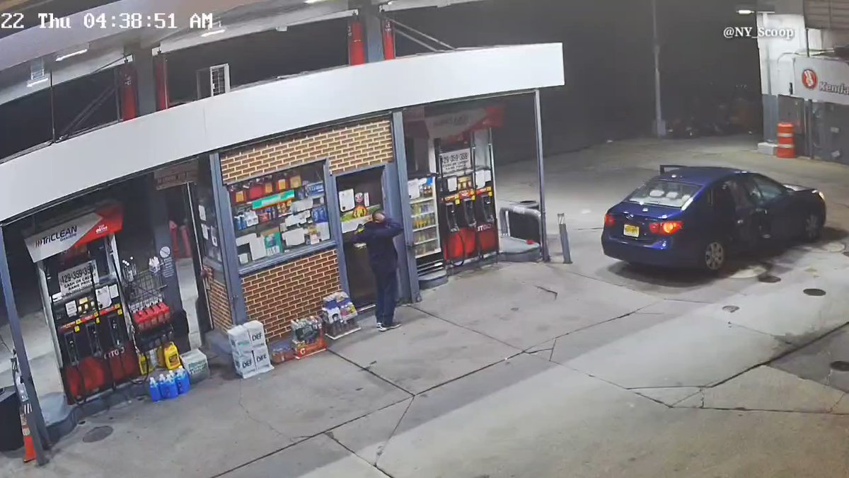 Brooklyn: Kent Avenue & Penn Street, a gas station employee was assaulted by three people who then robbed the convenience store. All three perpetrators fled