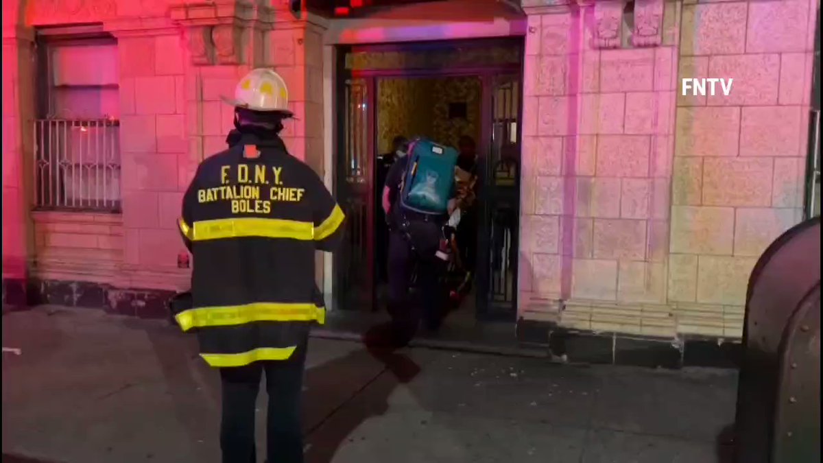 Firefighters Rescued a person who was reportedly stuck between two buildings in the Bronx on Walton Avenue and E167th street.