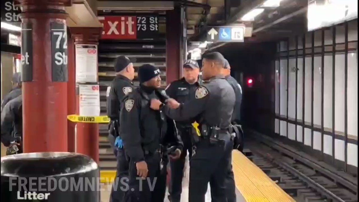 Man Stabbed, two people pepper sprayed on the Upper West Side subway station W76th street and Broadway.  Suspect fled the scene