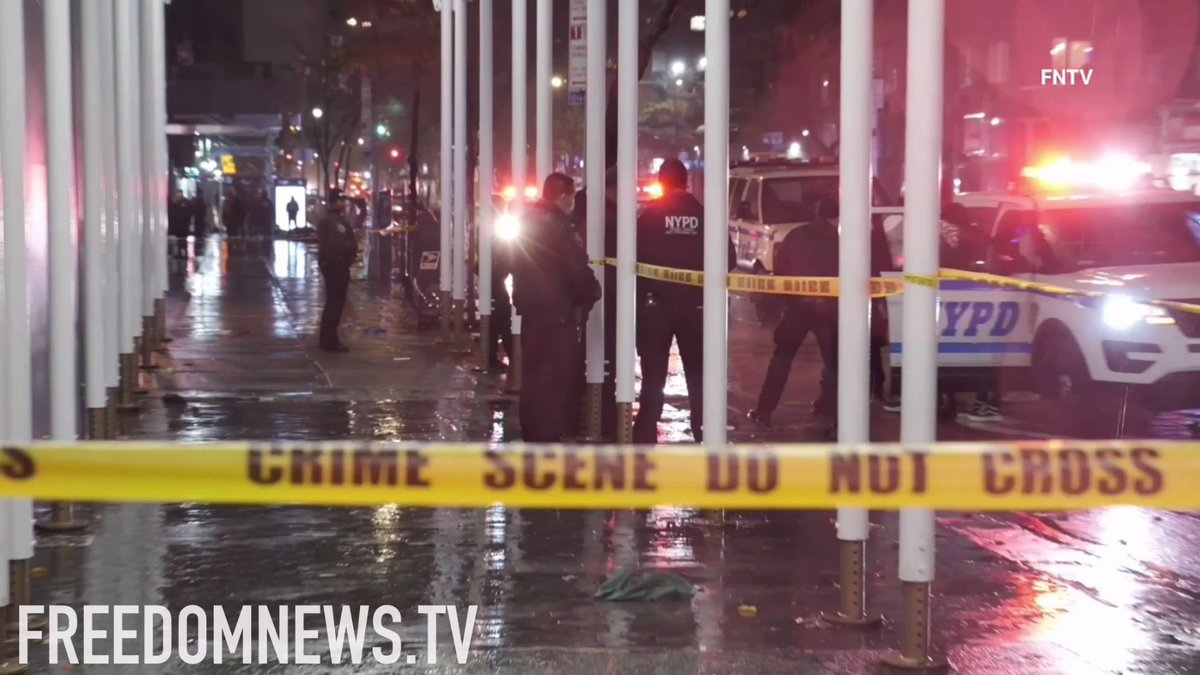 Man stabbed outside post office on W 42nd street between 8th & 9th Avenues near Times Square. The male victim was stabbed in the abdomen and rushed by EMS to an area hospital with life threatening injuries