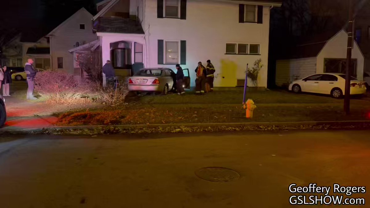 Police have a suspect in custody after he was wanted and ran from US marshals. This is in the area Chili Avenue and Garfield Street. The street sign knocked down as the vehicle ran into a house. Details are limited