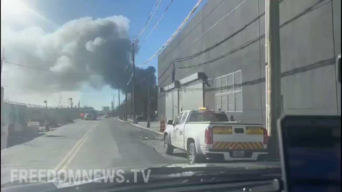 Erie Basin NYPD Auto Pound in Brooklyn is on fire - NYPD Evidence control and Warehouse Compund.  Fire is at 2-Alarm now and is difficult to get under control due to heavy clutter in the warehouse.