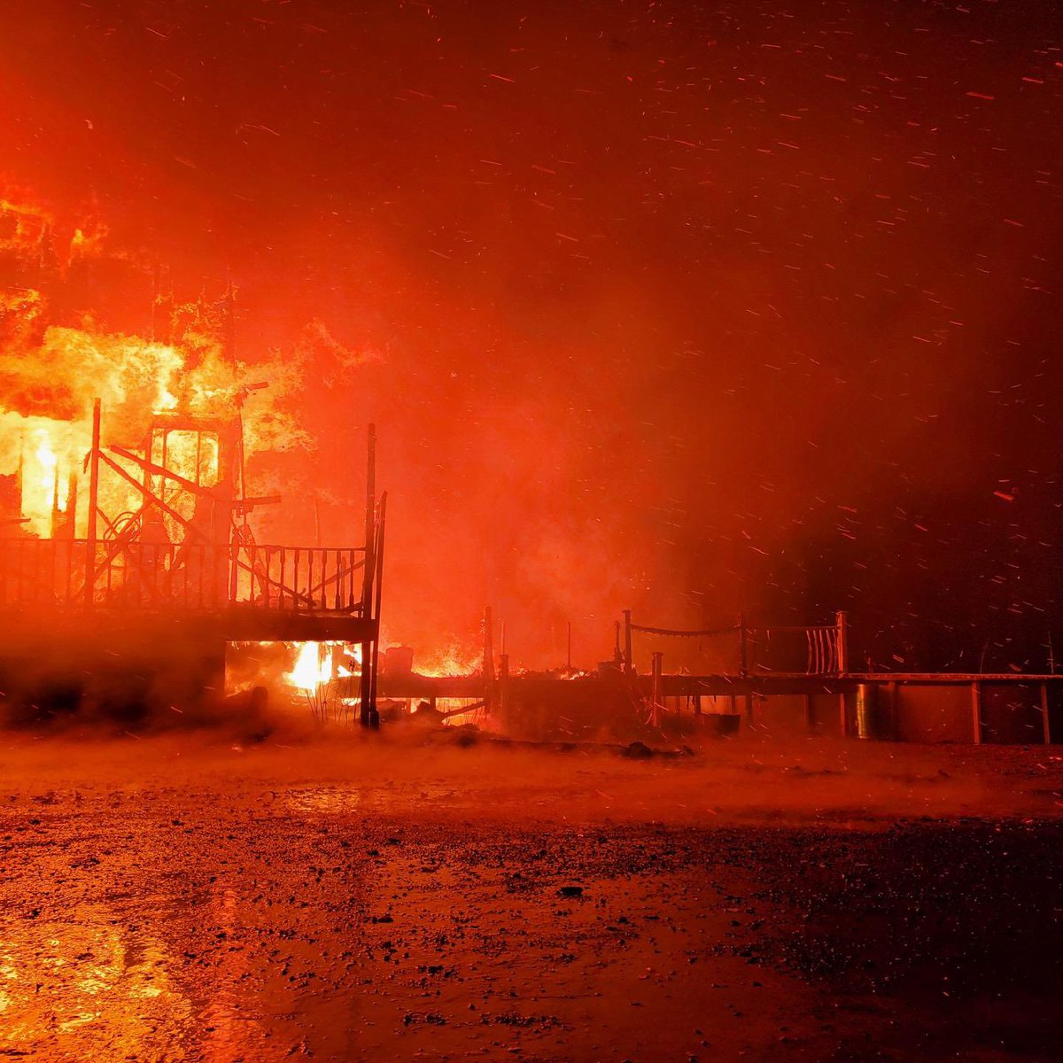 Here are some pictures from the house fire tonight in Ontario County. This was in Stanley/Hopewell. 