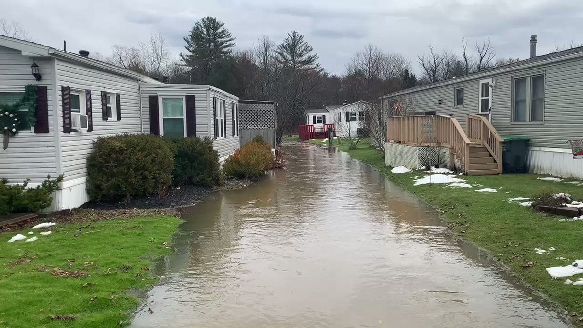 Flooding at Lakeside Grove in North Greenbush