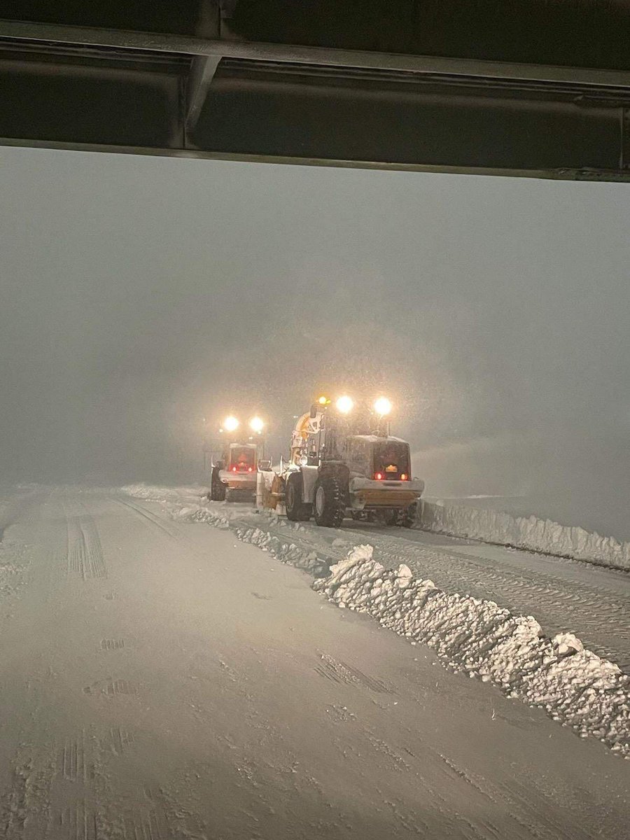 Some overnight pictures of the cleanup that is ongoing in Buffalo area. While there is light at the end of the storm, the Thruway and other local roads remain closed. The Thruway is closed from exit 46 to the PA line and I-190.  