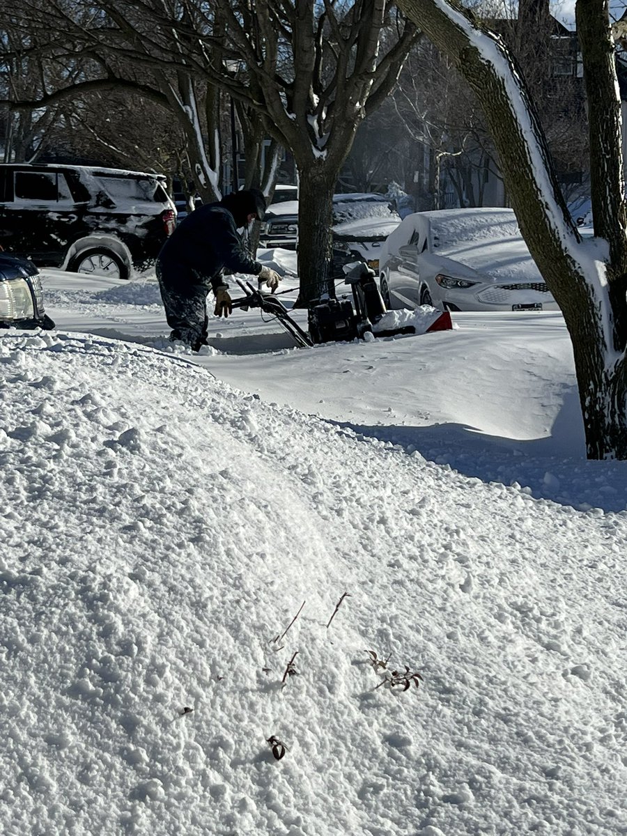 North Buffalo as residents work to clear access to their homes