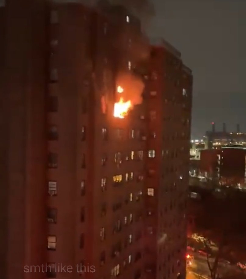 Bronx *10-77* Box 2134. 164 St Ann's Ave. Fire in a 16 story 200x100 HRFPMD FDNY