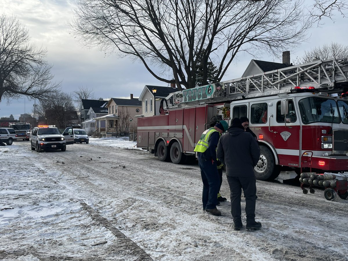 Scene of a House Fire on Galusha Street in Rich Sunday morning. Details on @13WHAM and @FoxRochester as they become available