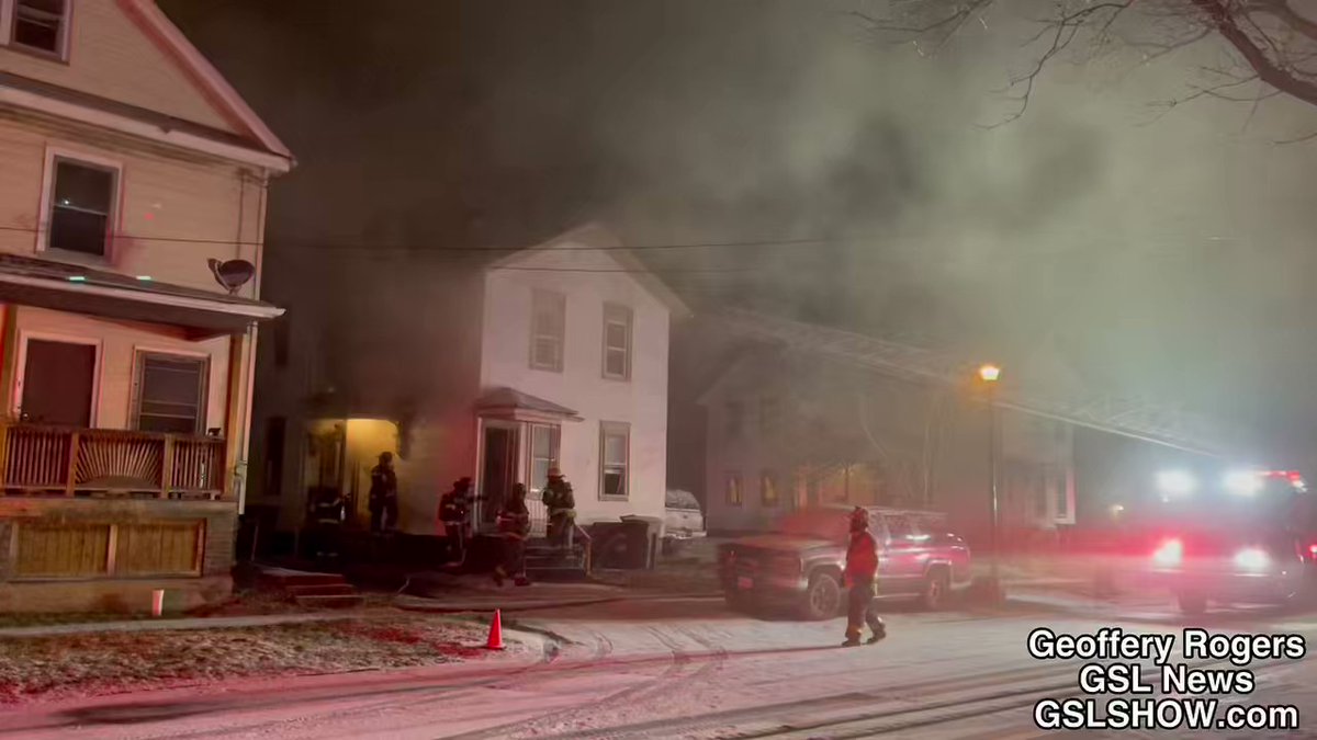 Rochester firefighters are battling a house fire on Hollister Street this morning.  fire crews working to contain the fire. No reported injuries and the cause of the fire is under investigation.