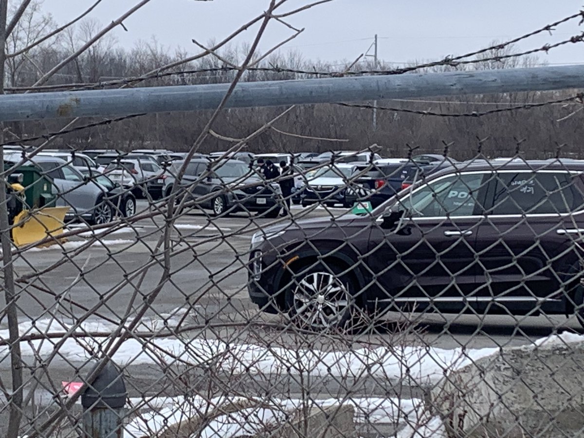 @GatesPolice are on scene at the Hertz rental facility across from the airport.  They have a number of cars surrounding a vehicle that was recently returned. 