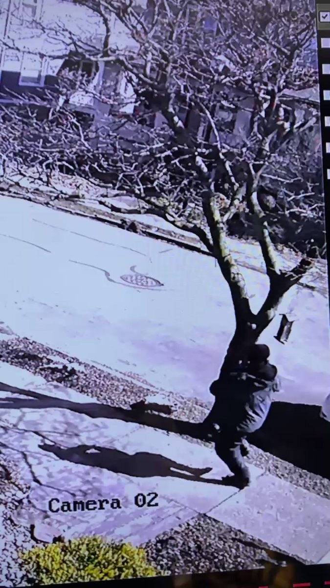 Security camera from a home on Vassar Street in Rochester, New York capturing what neighbors say was part of the officer involved shooting that left the suspect dead. No officers were hurt
