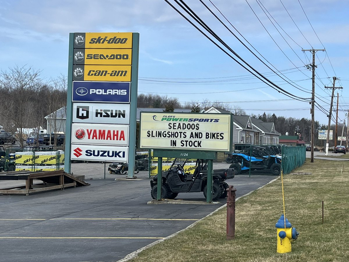 Another overnight smash and grab this one at Powers Sports in Macedon. The store manager tells that approximately 40K in dirt bikes was stolen along with near 60K in damage. They are offering a 10K reward for the capture of the 7 individuals who did this  