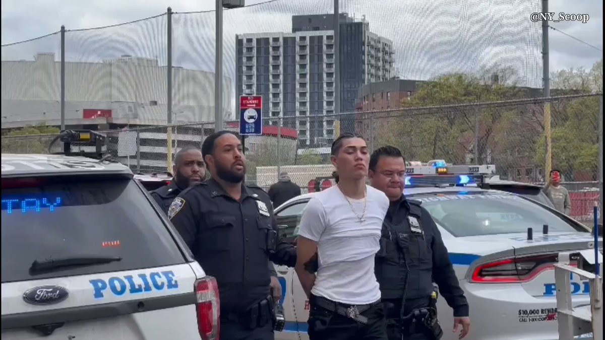 Queens: 92nd St and 57th Ave, 2 people were arrested by @NYPD110Pct after a long vehicle pursuit on the Long Island Expressway after they stole a @Lamborghini. The car came to a stop near the Queens Center Mall where they crashed and tried fleeing the scene, but they were arrested