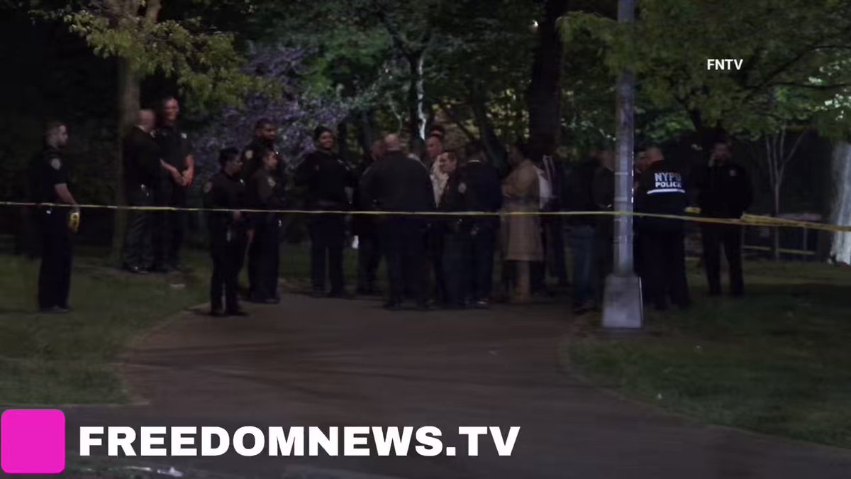 15-year-old male shot in the chest at Claremont Park near Morris and  Teller Avenues in the Bronx. nnResponding officers fired at two fleeing suspects, including one on a scooter who was arrested