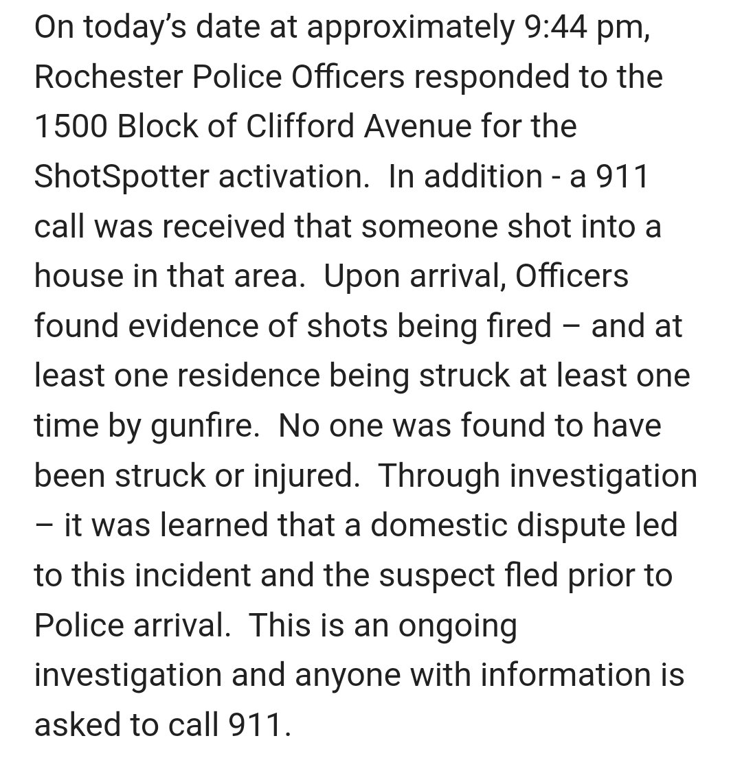 Gunshots fired on Clifford Ave, house struck