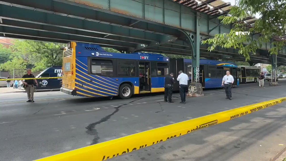 Two women were shot by a stray bullet while riding city bus in the Bronx.