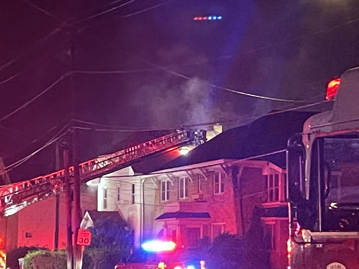 @IAFF1071 @RFDPIO1 and @RochesterNYPD on scene of a fire on Portland Avenue near Rochester General Hospital. Portland is blocked between Norton and 104 in both directions. 